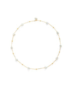 Irregular Baroque Pearl Chain Necklace