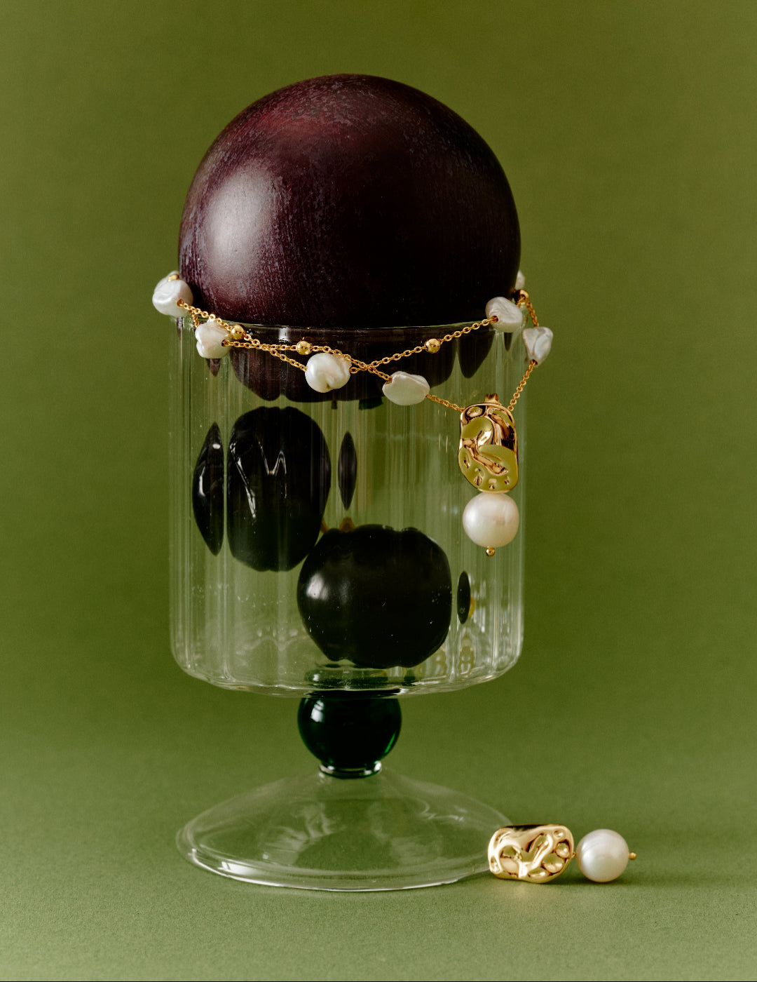 Irregular Baroque Pearl Chain Necklace