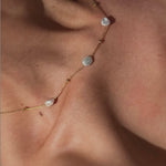 Irregular Baroque Pearl Chain Necklace gembea jewelry