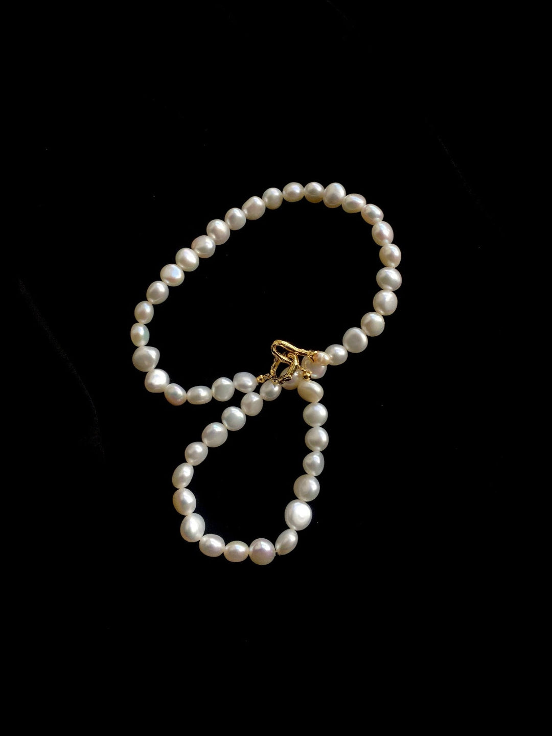 Irregular Baroque Pearl Choker Necklace gembea jewelry