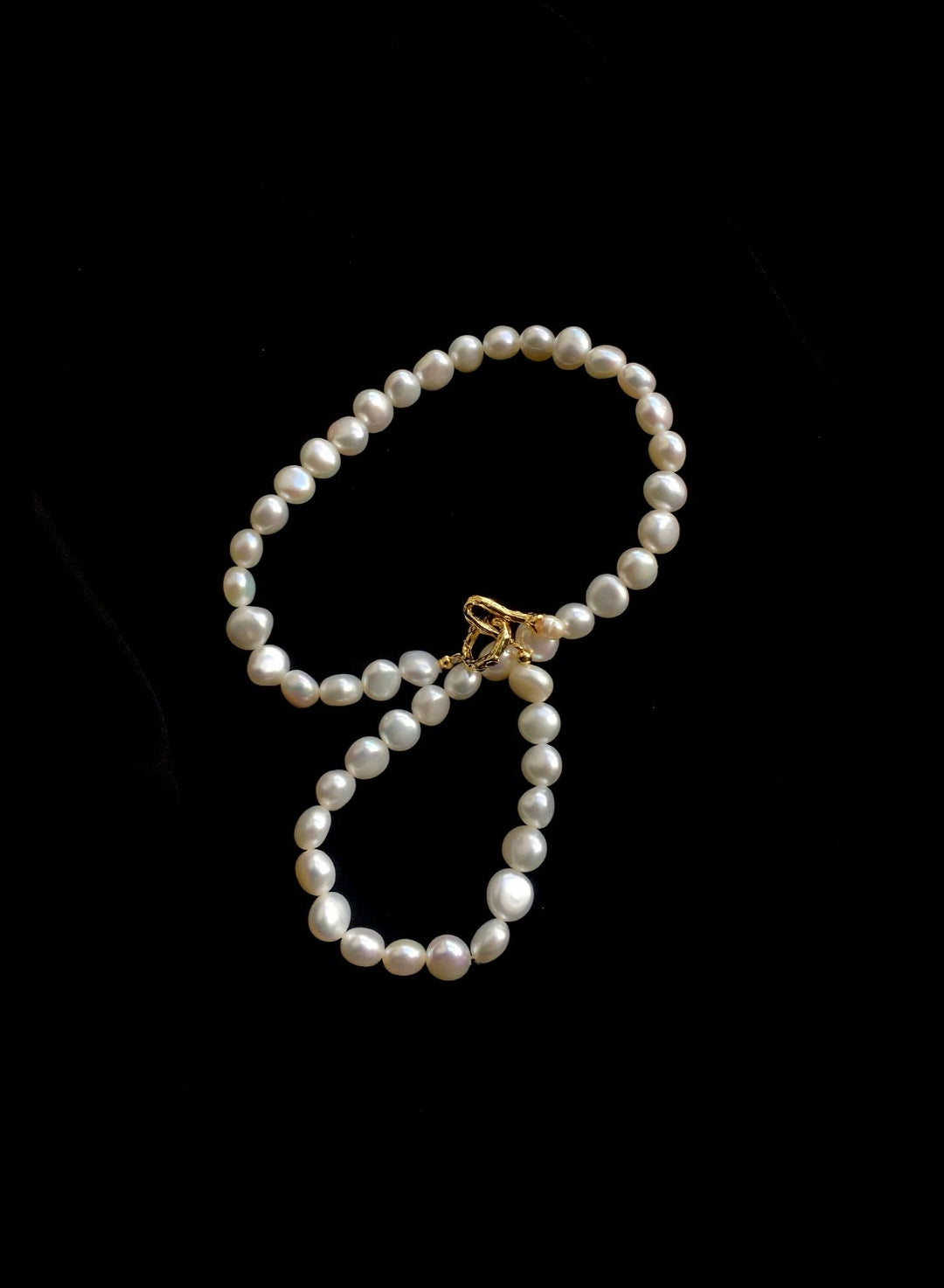Irregular Baroque Pearl Choker Necklace gembea jewelry