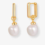 Irregular Baroque Pearl Drop Earrings gembea jewelry