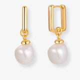 Irregular Baroque Pearl Drop Earrings gembea jewelry