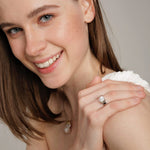 Gembea Jewelry Irregular Baroque Pearl Wide Sterling Silver Ring