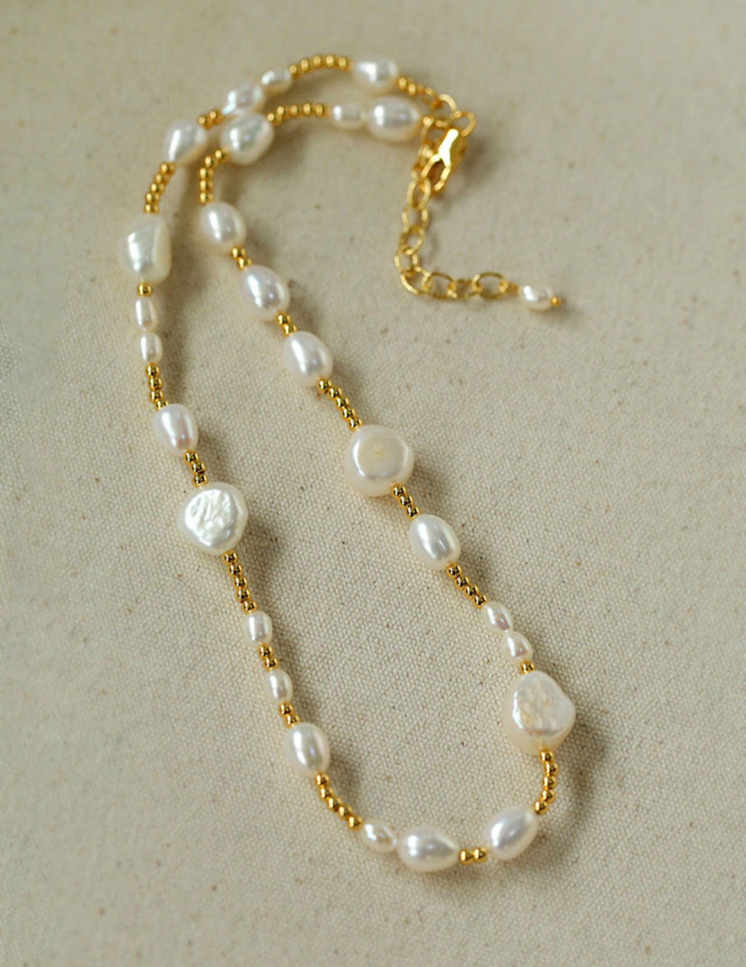 Gembea Jewelry Candy-colored Baroque Necklace