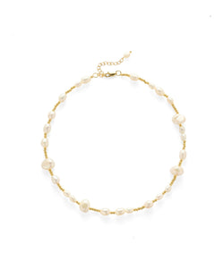 Irregular Genuine Baroque Pearl Necklace gembea jewelry
