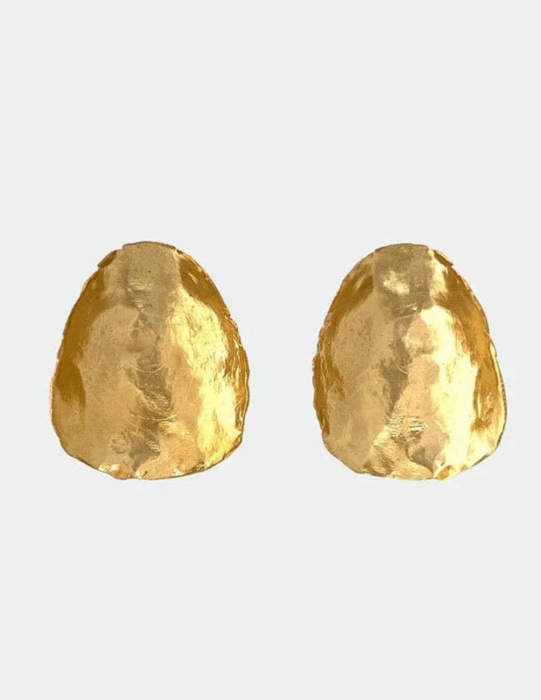 Irregular Geometric Metal Stud Earrings gembea jewelry