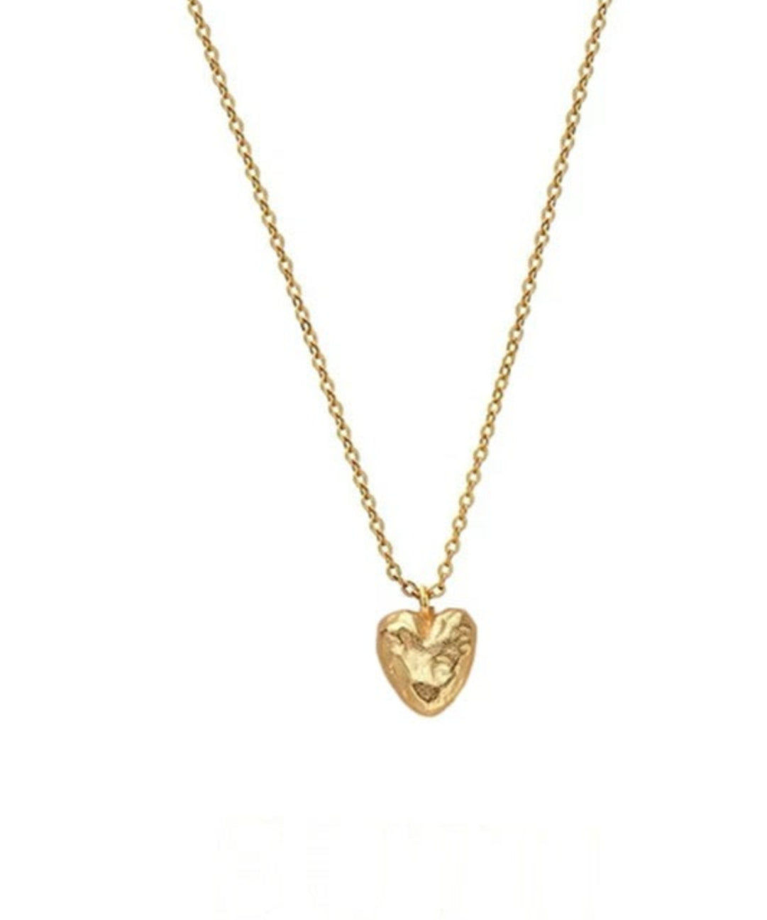 Irregular Heart Pendant Chain Necklace gembea jewelry 