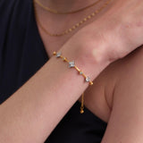 Lab-grown Diamond Frame Fine Bracelet gembea jewelry