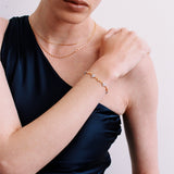 Lab-grown Diamond Frame Fine Bracelet gembea jewelry