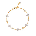 Lab-grown Diamond Frame Fine Bracelet gembea jewelry