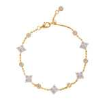 Lab-grown Diamond Frame Fine Bracelet gembea jewelry