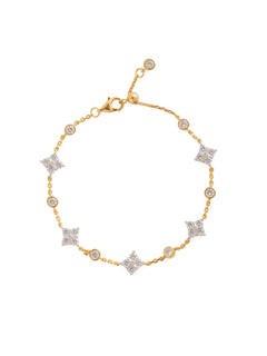 Lab-grown Diamond Frame Fine Bracelet gembea jewelry