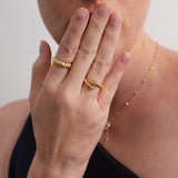 Lab-grown Diamond Grid Ring gembea jewelry