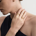 Lab-grown Diamond Grid Ring gembea jewelry