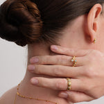 Lab-grown Diamond Grid Ring gembea jewelry