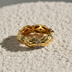 Lab-grown Diamond Grid Ring gembea jewelry