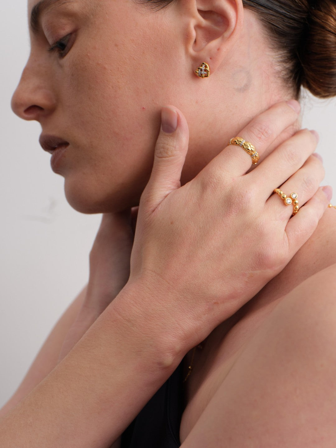 Lab-grown Diamond Grid Ring gembea jewelry