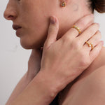 Lab-grown Diamond Grid Ring gembea jewelry