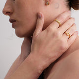 Lab-grown Diamond Grid Ring gembea jewelry