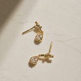 Lab-grown Diamond Knot & Glow Earrings GEMBEA JEWELRY