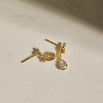 Lab-grown Diamond Knot & Glow Earrings GEMBEA JEWELRY