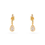 Lab-grown Diamond Knot & Glow Earrings GEMBEA JEWELRY