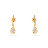 Lab-grown Diamond Knot & Glow Earrings GEMBEA JEWELRY