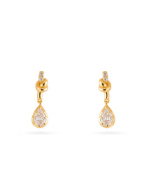 Lab-grown Diamond Knot & Glow Earrings GEMBEA JEWELRY