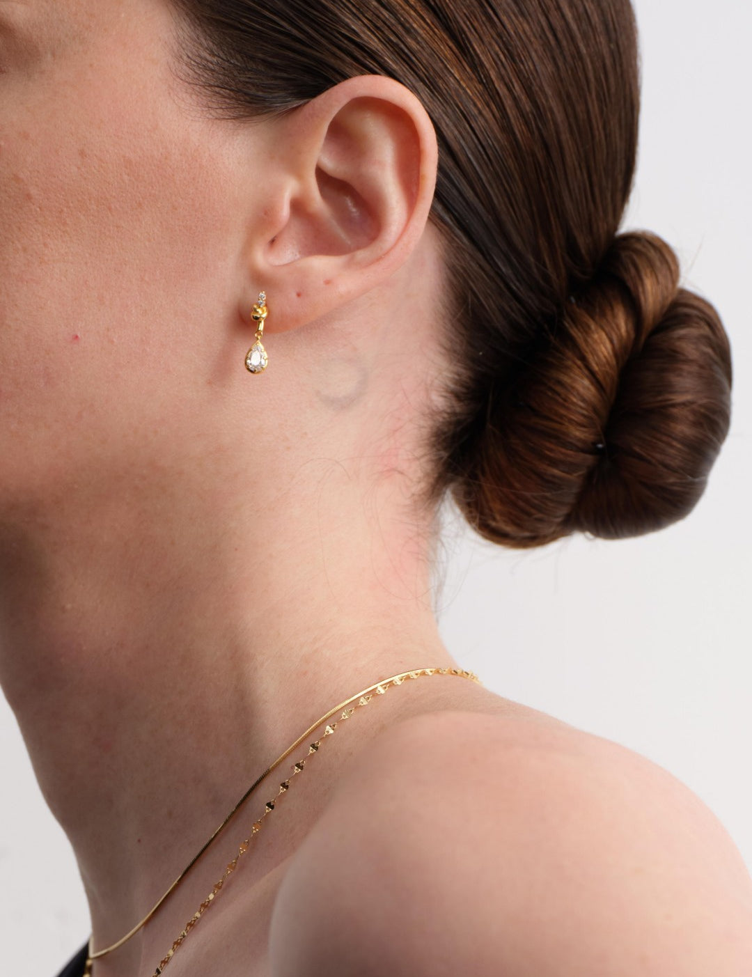 Lab-grown Diamond Knot & Glow Earrings GEMBEA JEWELRY
