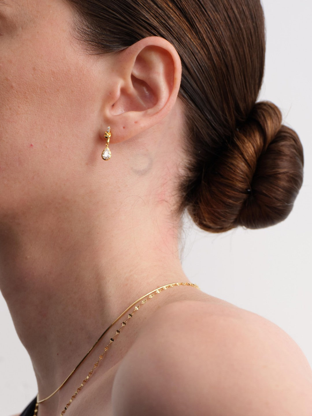 Lab-grown Diamond Knot & Glow Earrings GEMBEA JEWELRY