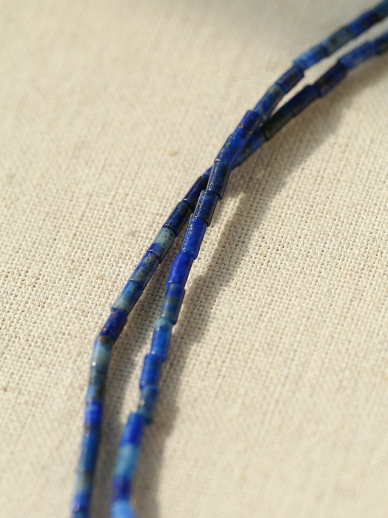 Lapis Lazuli Baroque Pearl Necklace GEMBEA JEWELRY