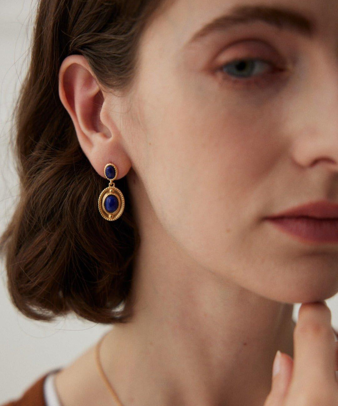 Lapis Lazuli Gemstone Earrings - Gembea Jewelry