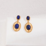 Lapis Lazuli Gemstone Earrings - Gembea Jewelry