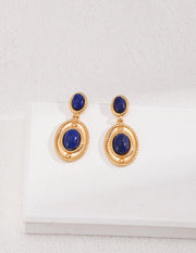 Lapis Lazuli Gemstone Earrings - Gembea Jewelry