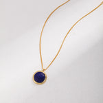 Gembea Jewelry Lazuli Days Series Blue Halo Pendant Necklace
