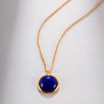 Gembea Jewelry Lazuli Days Series Blue Halo Pendant Necklace