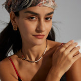 Tiger's eye Lapis Lazuli Pearl Necklaces - Gembea Jewelry