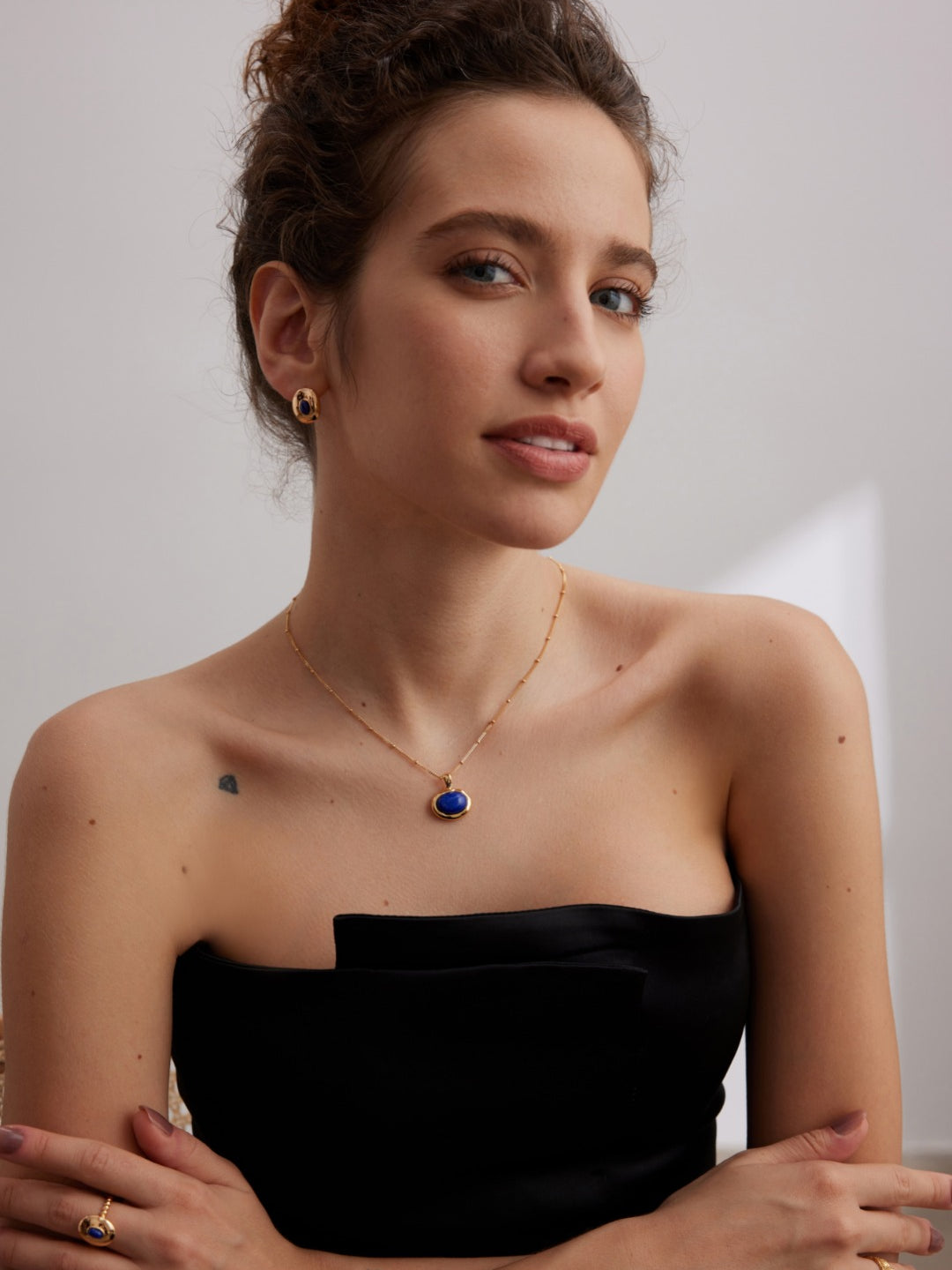 Gembea Jewelry Lazuli Days Series Sunlit Depths Earrings