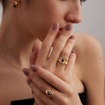 Gembea Jewelry Lazuli Days Series Sunlit Depths Earrings