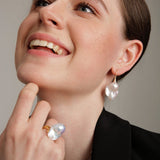 Gembea Jewelry Baroque Pearl Drop Ear Hook Earrings