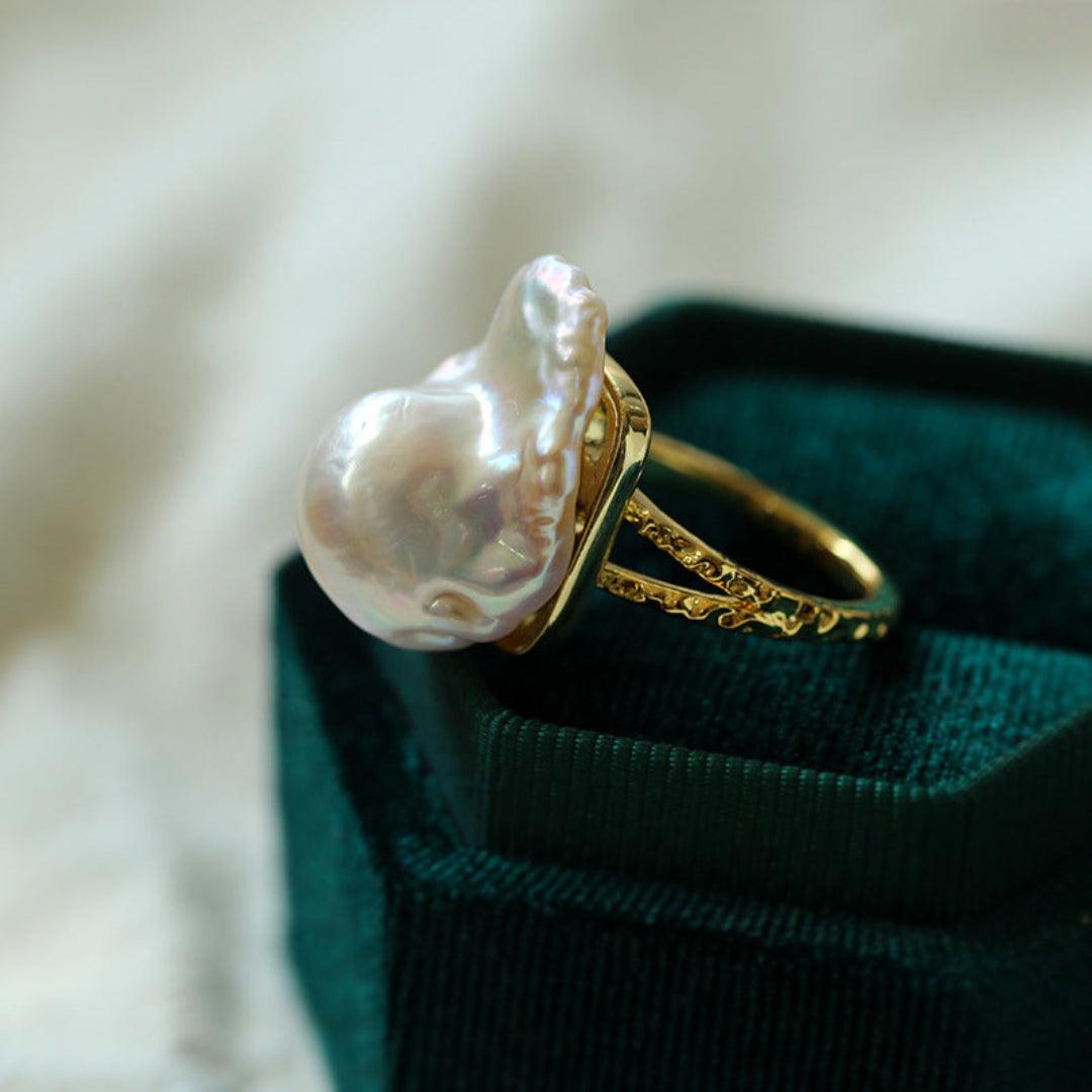 Baroque Pearl Ring - Gembea Jewelry