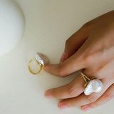 Baroque Pearl Ring - Gembea Jewelry