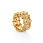 Lattice Weave Lab-grown Diamond Ring gembea jewelry