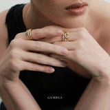 Lattice Weave Lab-grown Diamond Ring gembea jewelry