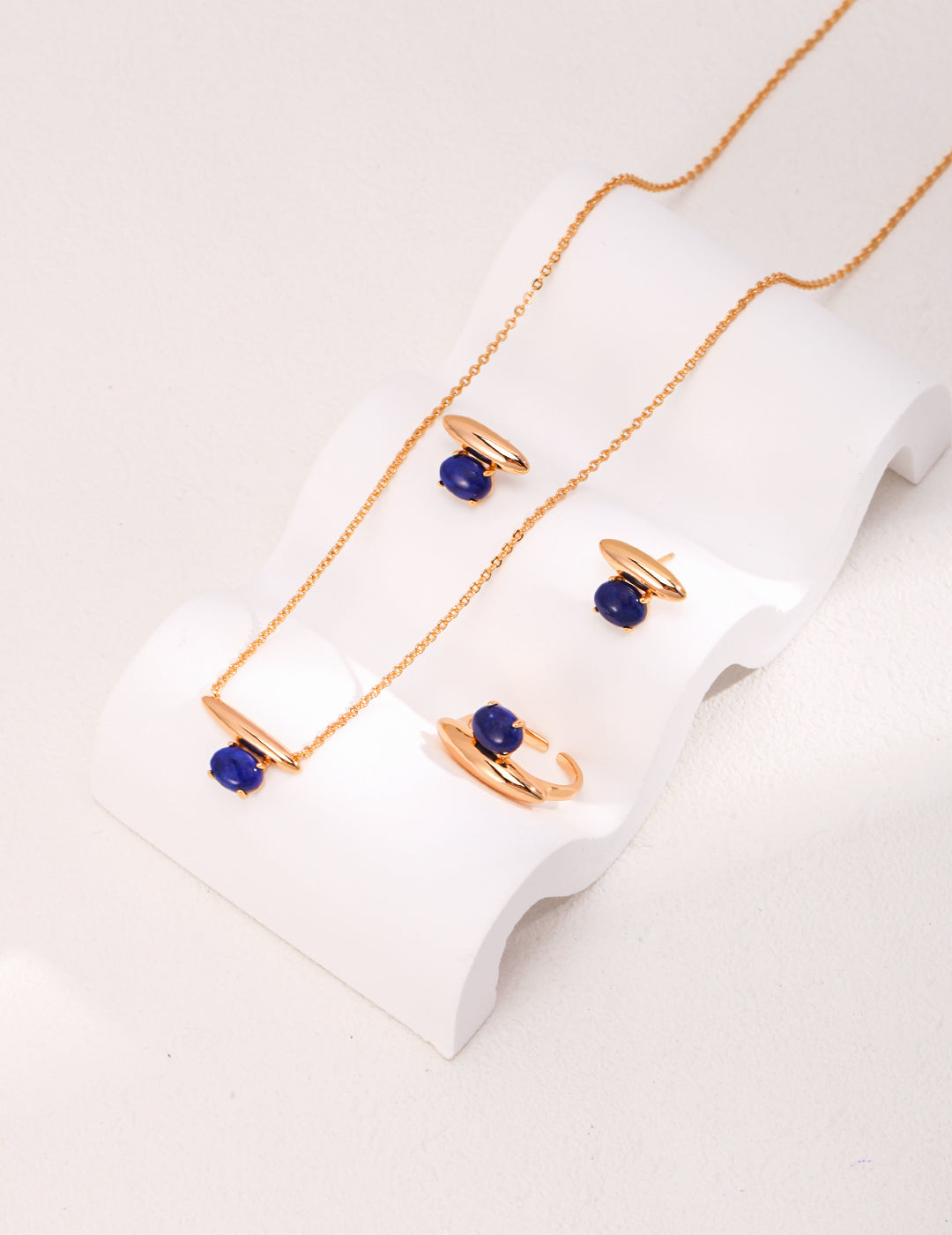 Gembea Jewelry Lazuli Days Series Blue Solstice Stud Earrings