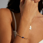 S925 Sterling Silver Lapis Lazuli Bangles Bracelets - Gembea Jewelry
