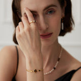 Tiger's eye Lapis Lazuli Chain Gemstone Bracelets - Gembea Jewelry