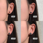 Light Artificial Pearl Stud Earrings-Gembea Jewelry