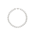 Lily Dew White Crystal Beaded Necklace gembea jewelry
